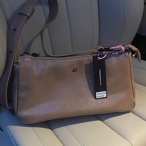 Just Dreams Taupe/Browm Shoulder Bag